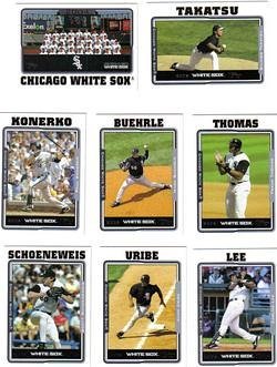 Amazon.com: 2005 Topps Chicago White Sox Baseball Cards Team Set